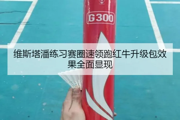 维斯塔潘练习赛圈速领跑红牛升级包效果全面显现